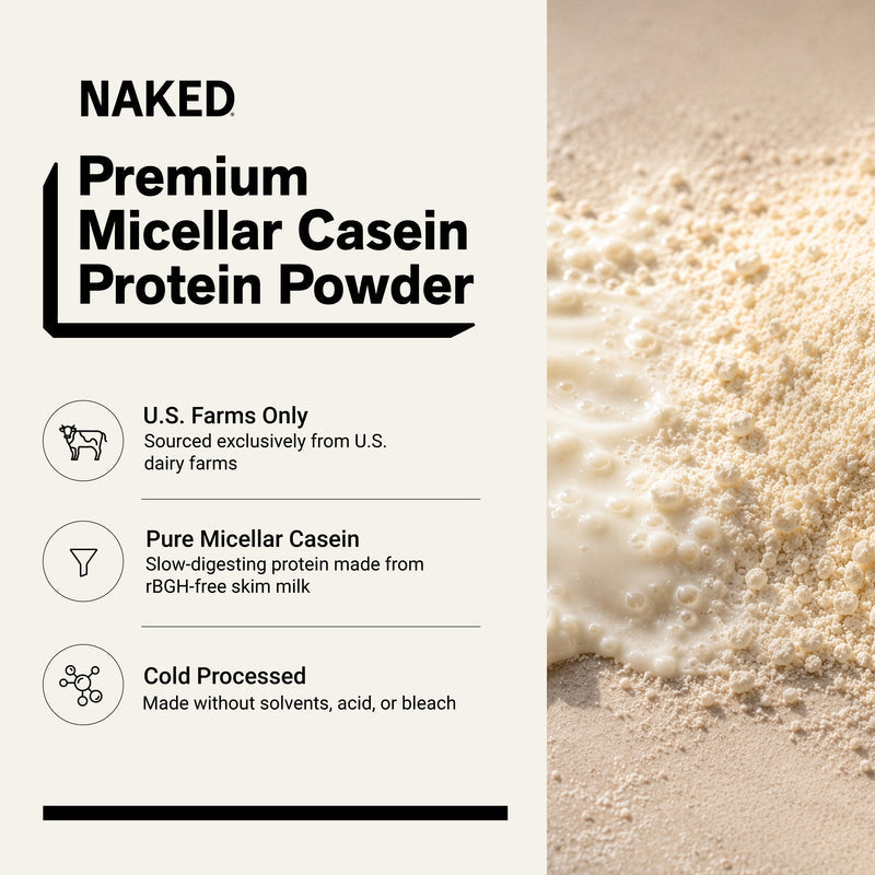 Vanilla Casein Protein Powder - Vanilla