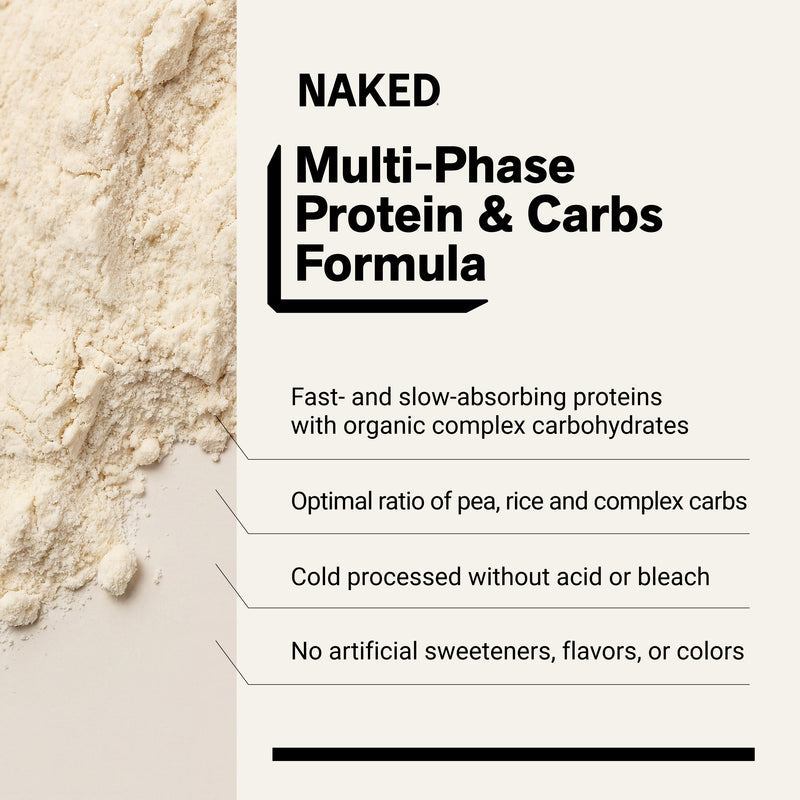 Vanilla Vegan Mass Gainer Supplement - Vanilla (Vegan) 12LB