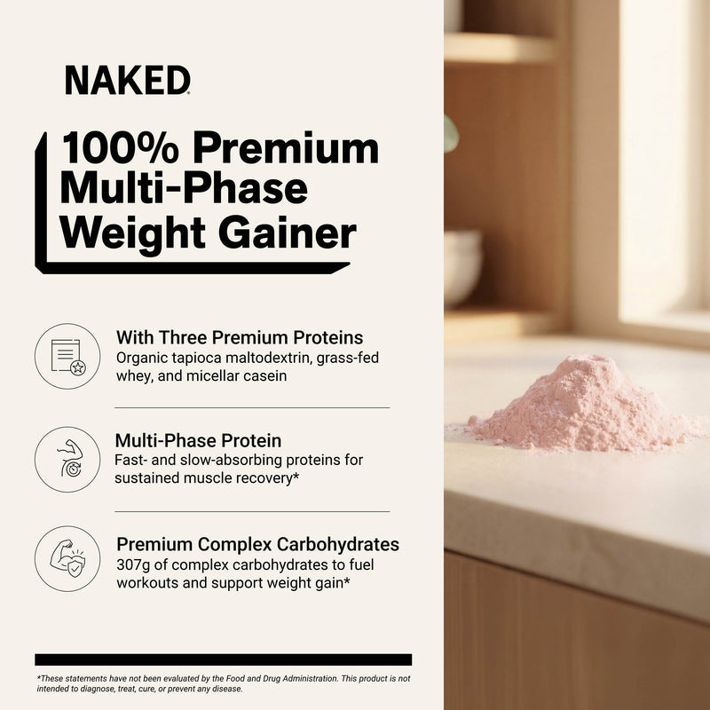Strawberry Mass Gainer Protein Supplement - Strawberry